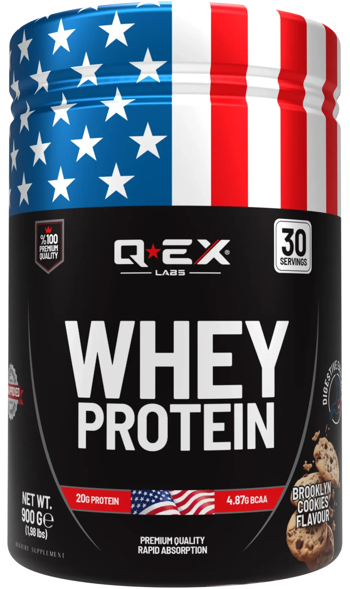 Qex Labs Whey Protein 900 Gr Bisküvi Kreması Aromalı