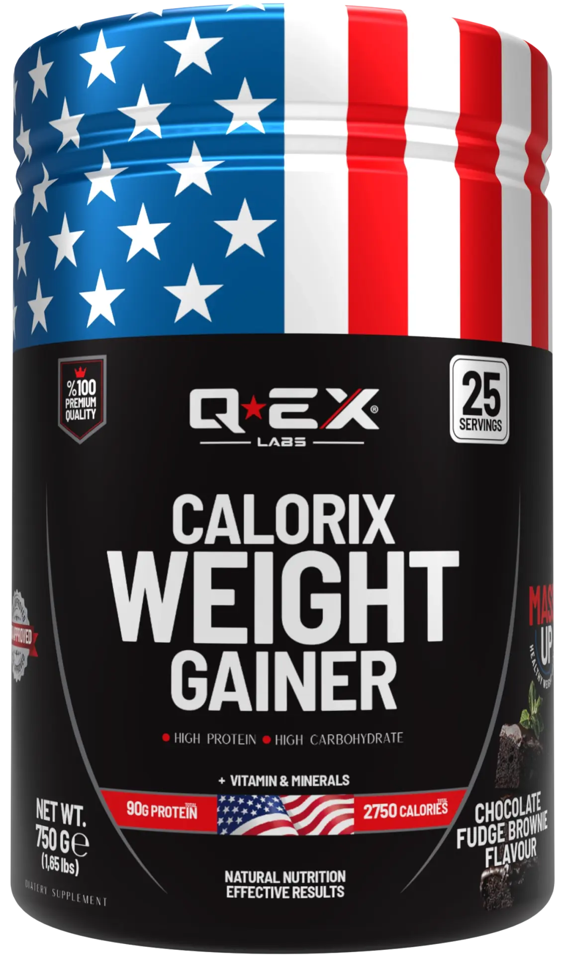 Qex Labs Calorix Weight Gainer 750 Gr Çikolatalı Brownie Aromalı