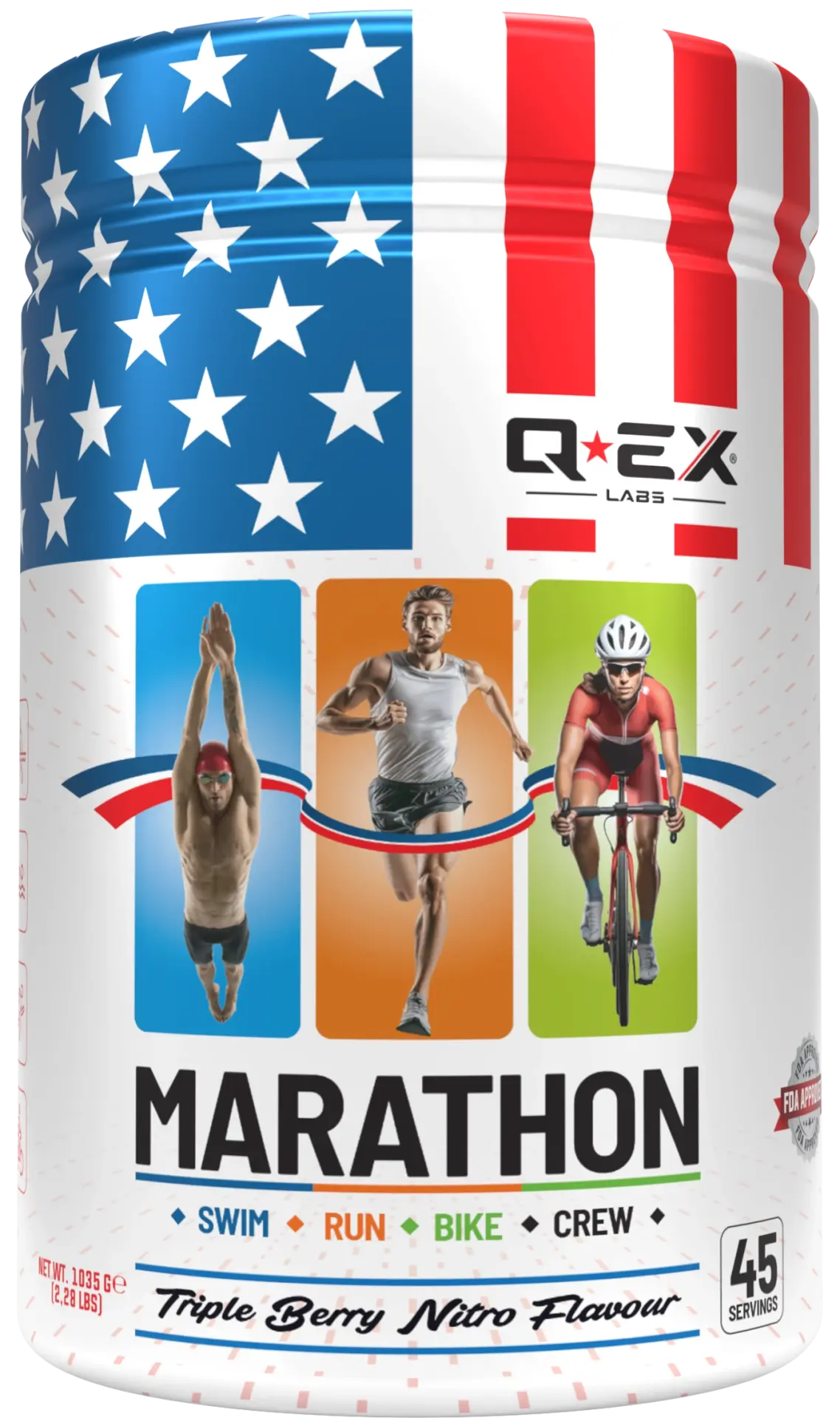 Qex Labs Maraton 1035 gr 45 Servis Yaban Mersini Aromalı
