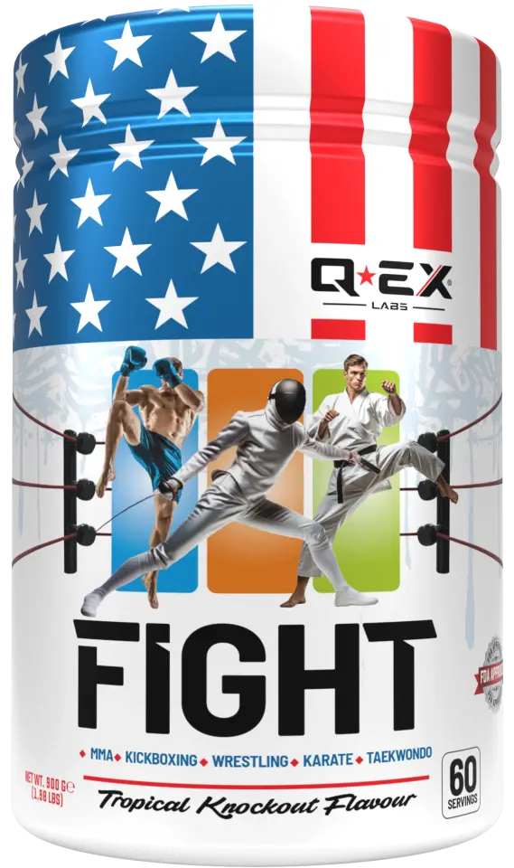 Qex Labs Fight 900 Gr 60 Servis Tropikal Kırmızı Meyve Aromalı