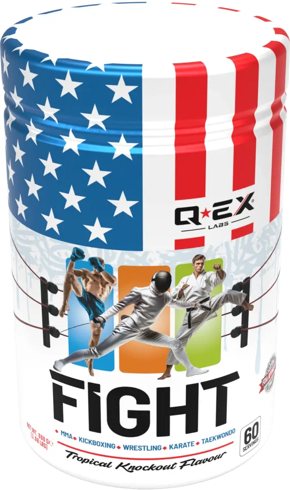 Qex Labs Fight 900 Gr 60 Servis Tropikal Kırmızı Meyve Aromalı