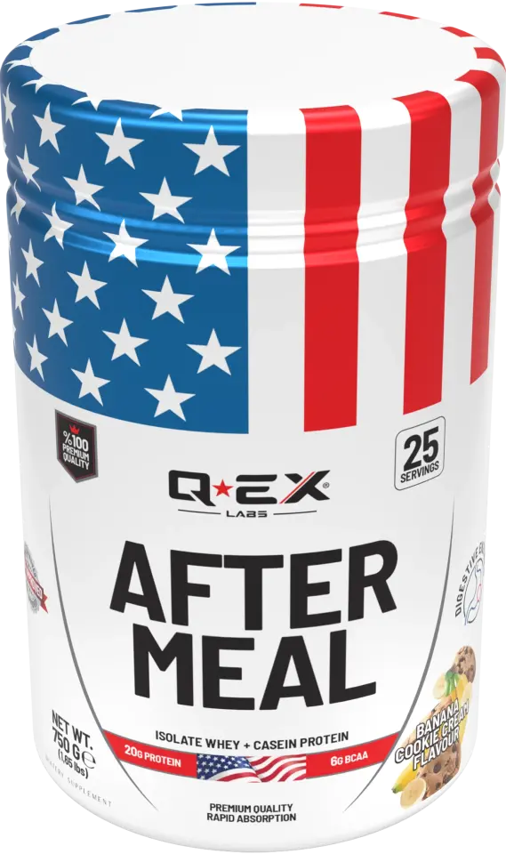 Qex Labs After Meal Muzlu Bisküvi Aromalı Öğün Tozu 750 gr 25 Servis