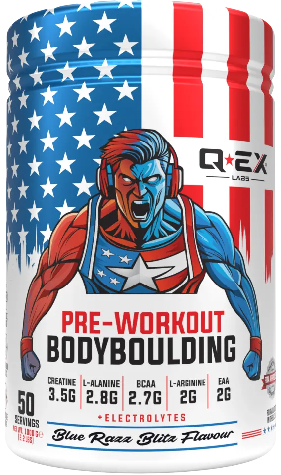 Qex Labs BodyBuilding Pre Workout 1000 Gr 50 Servis Orman Meyvesi Aromalı