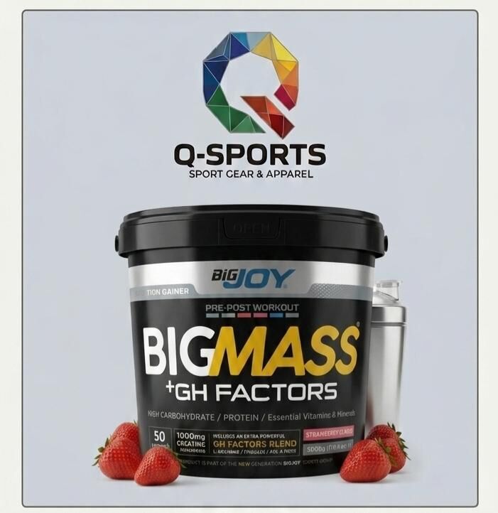 Bigjoy BIGMASS Gainer GH FACTORS Çilek Aromalı 5000g