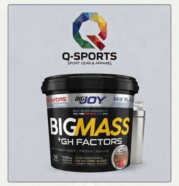 Bigmass Ghfactors Mass Gainer Mix Aroma (BİSKÜVİ-ÇİKOLATA-ÇİLEK) 5 Kg