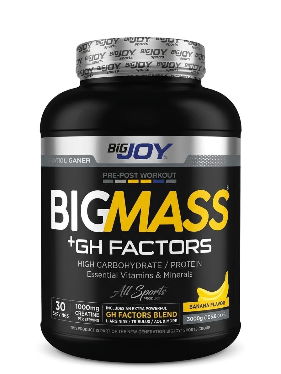 BIGMASS Gainer GH FACTORS Muz Aromalı 3000g