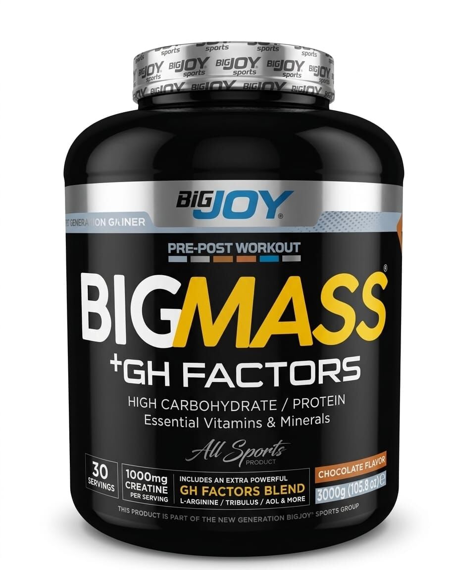 Bigjoy Bigmass Çikolata Aromalı 3000 gr Mass Gainer Karbonhidrat Tozu