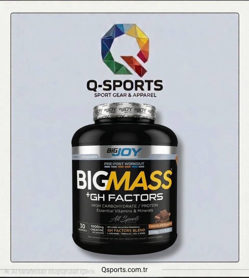 Bigjoy Bigmass Çikolata Aromalı 3000 gr Mass Gainer Karbonhidrat Tozu