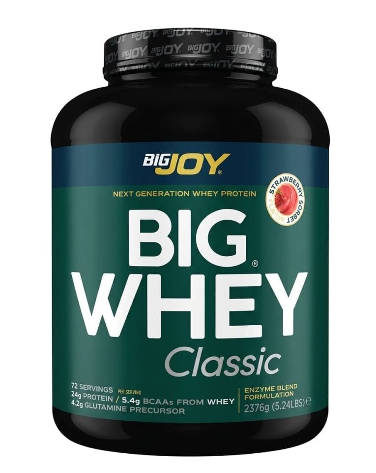 BIGWHEY Whey Protein Classic Çilek Aromalı 2376g 72 Servis