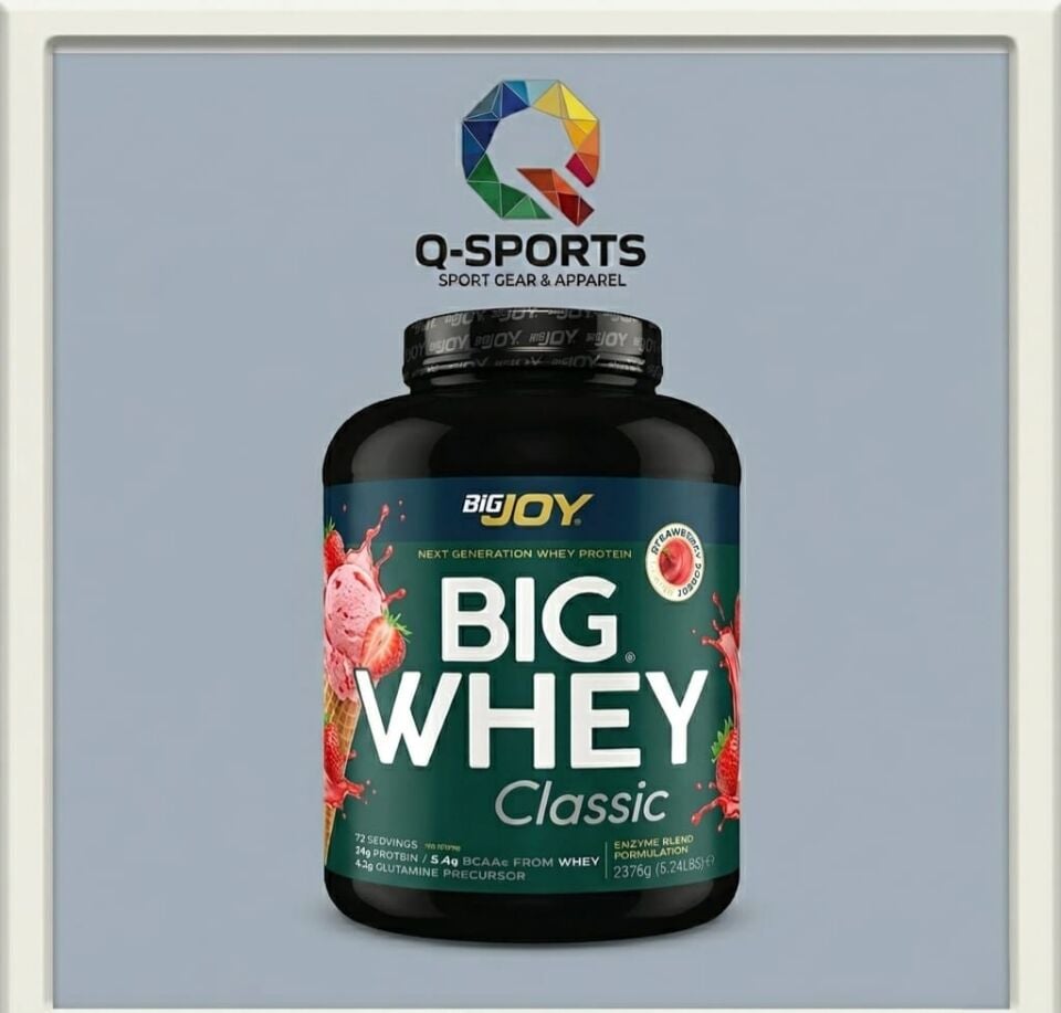 BIGWHEY Whey Protein Classic Çilek Aromalı 2376g 72 Servis