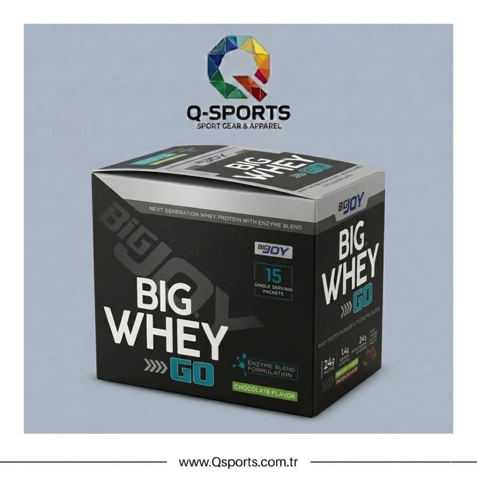 BIGWHEYGO Whey Protein Çikolata Aromalı 15 Servis Sachet