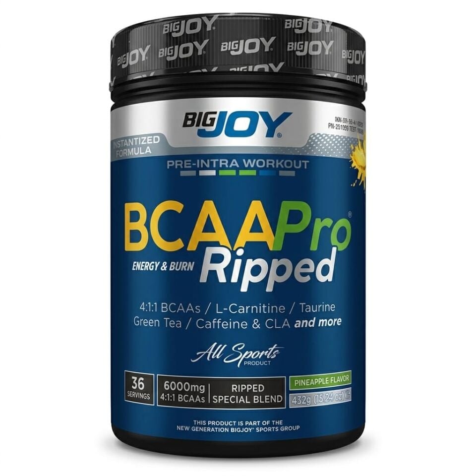 Amino Asit Bcaa Pro Ripped Ananas Aroma 432g 36 Servis