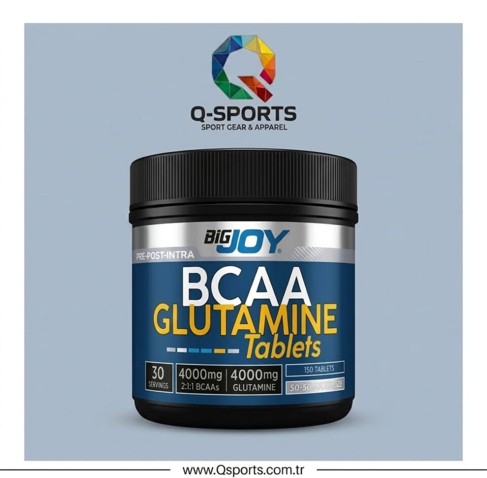Bcaa+ Glutamine 150 TABLETS 30 Servis Amino Asit