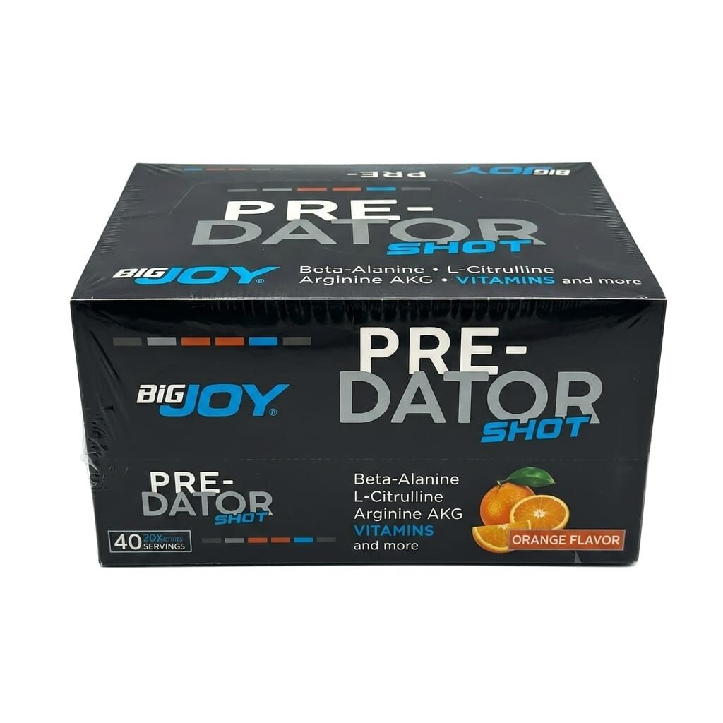 Predator Preworkout 20' Li Shot Portakal 20×60ml Preworkout