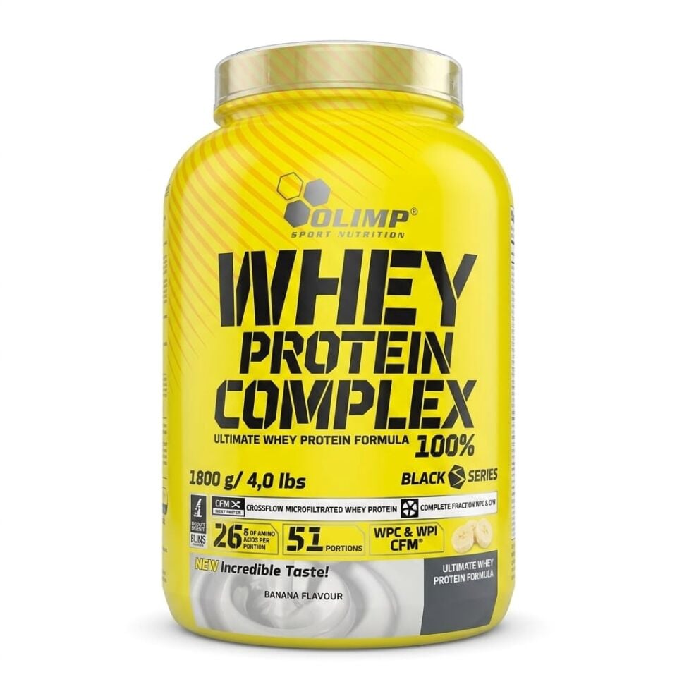 Olimp Whey Protein Kompleks Protein Tozu 1800gr - Muz Aromalı