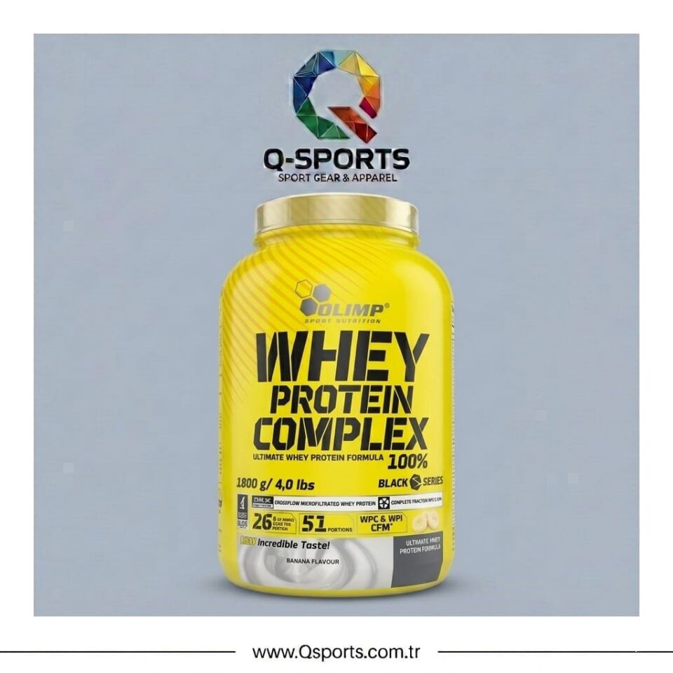 Olimp Whey Protein Kompleks Protein Tozu 1800gr - Muz Aromalı