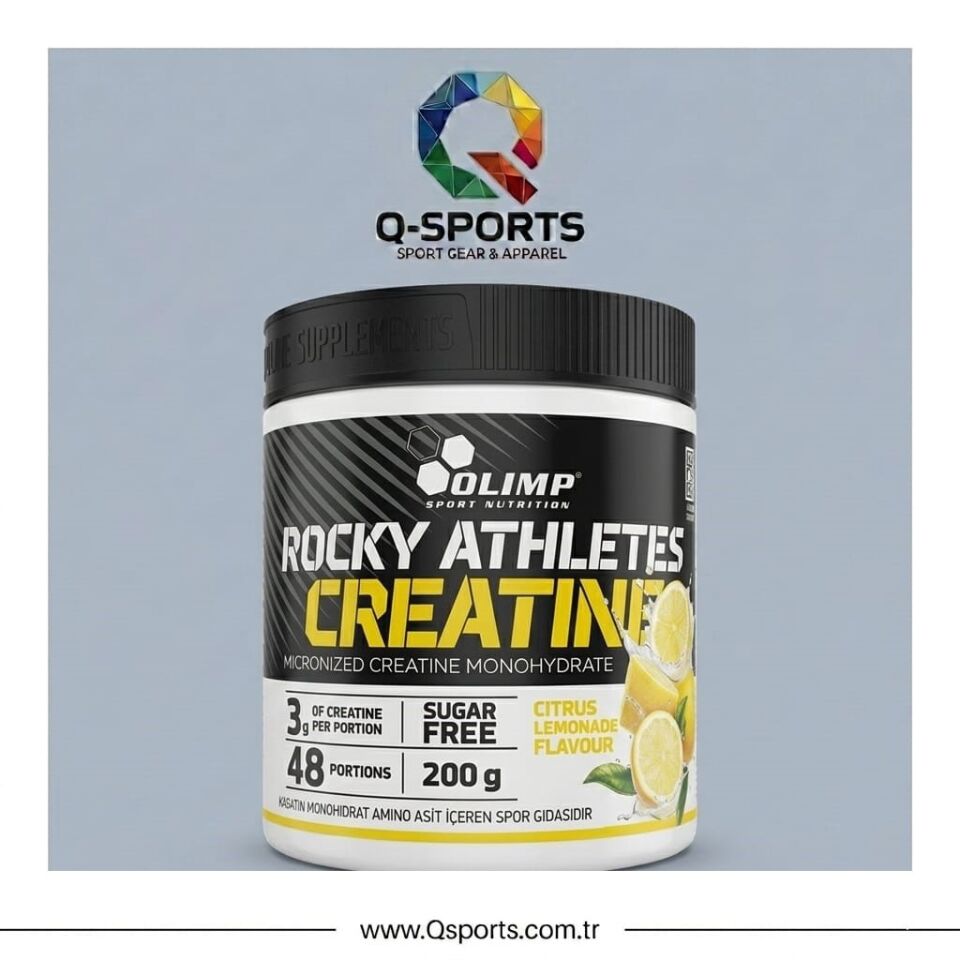 Rocky Athletes Creatine 200 Gr 48 Servis Limonata Aromalı