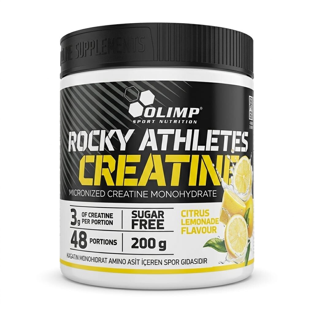 Rocky Athletes Creatine 200 Gr 48 Servis Limonata Aromalı
