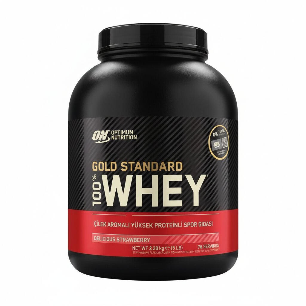 Optimum Gold Standard Whey 2280 Gr Çilek Aromalı Protein Tozu