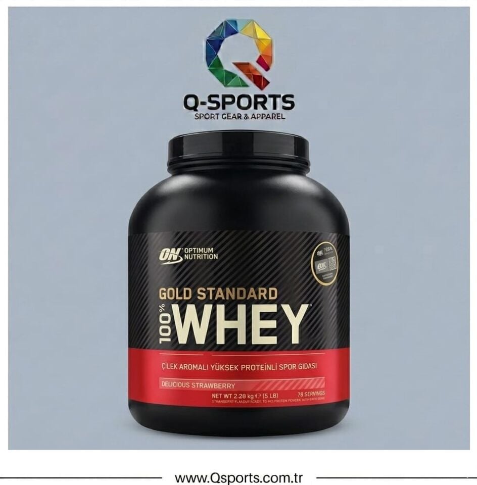 Optimum Gold Standard Whey 2280 Gr Çilek Aromalı Protein Tozu