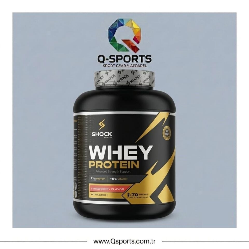Shock Nutrition Whey 2240 Gr 70 Servis Çilekli Protein Tozu