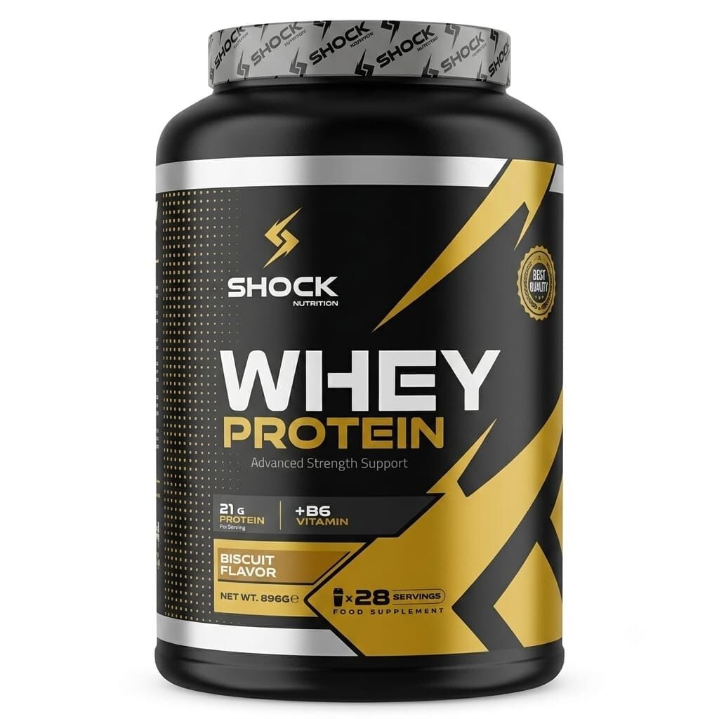 Shock Nutrition Whey 896 Gr 28 Servis Bisküvi Protein Tozu