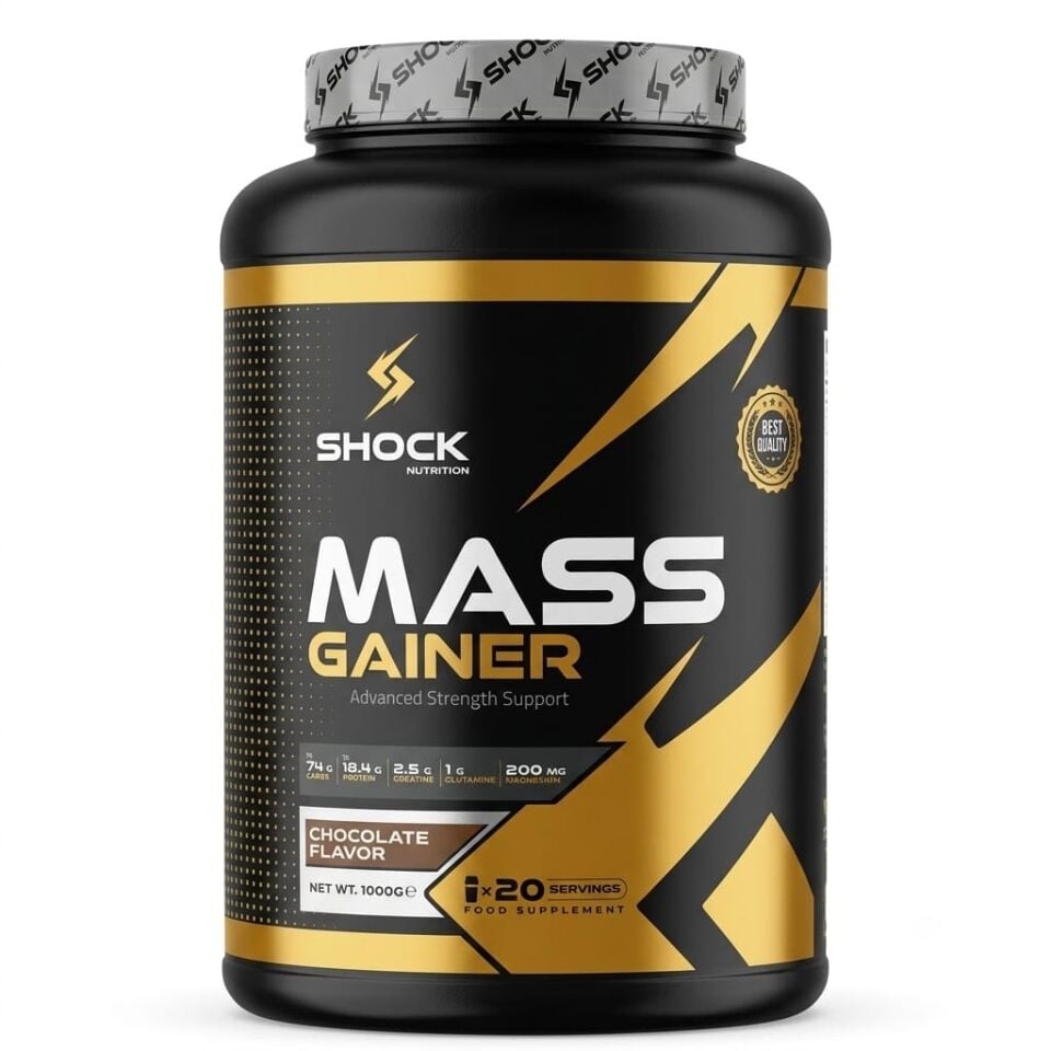 Shock Nutrition Mass Gainer 1000 Gr Çikolata Aromalı