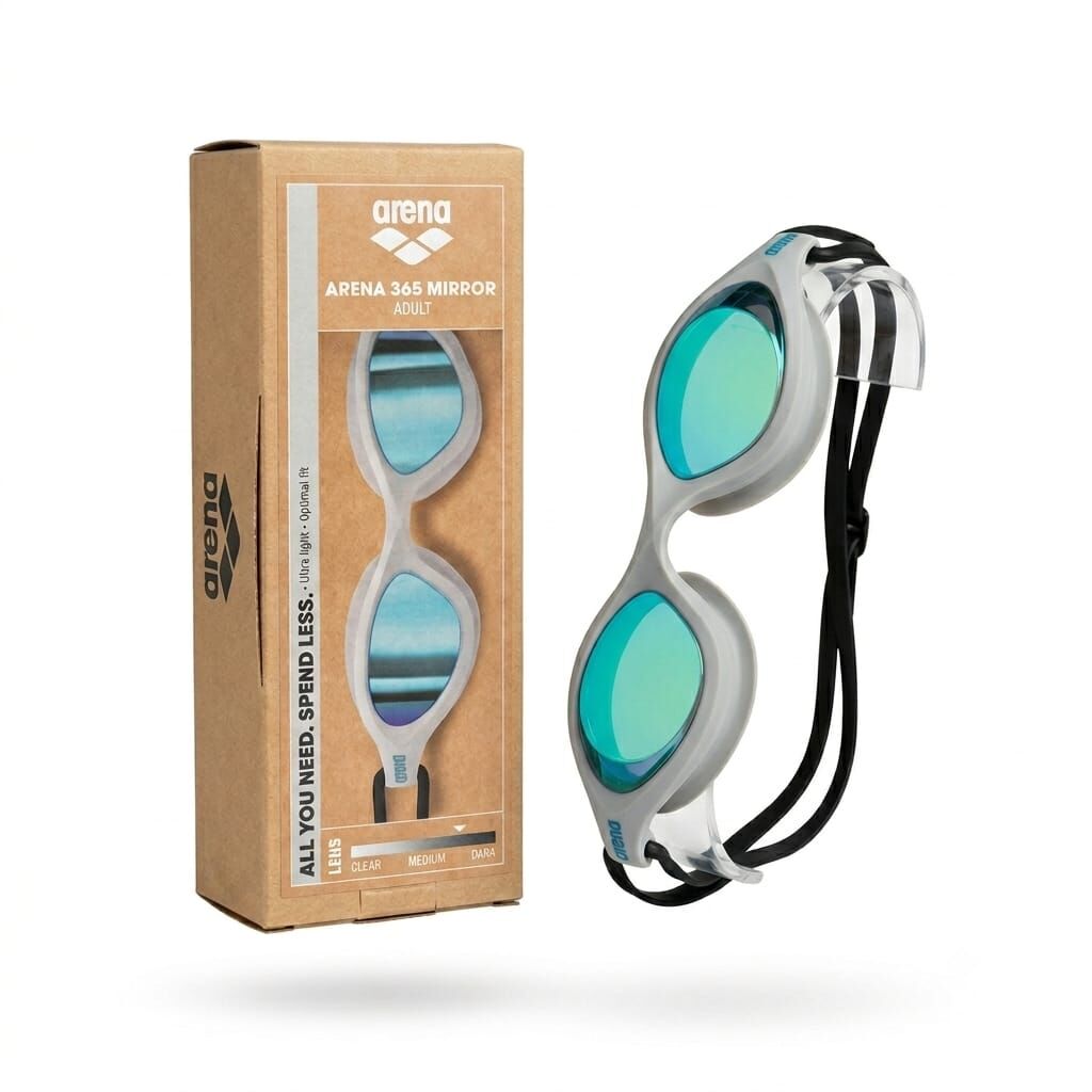Arena 365 Goggles Mirror Unisex Yüzücü Gözlüğü