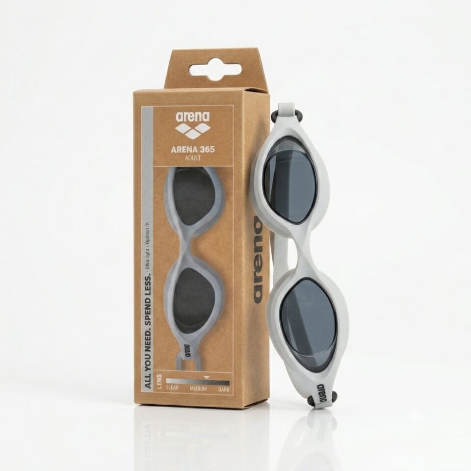 Arena 365 Goggles Unisex Yüzücü Gözlüğü Beyaz
