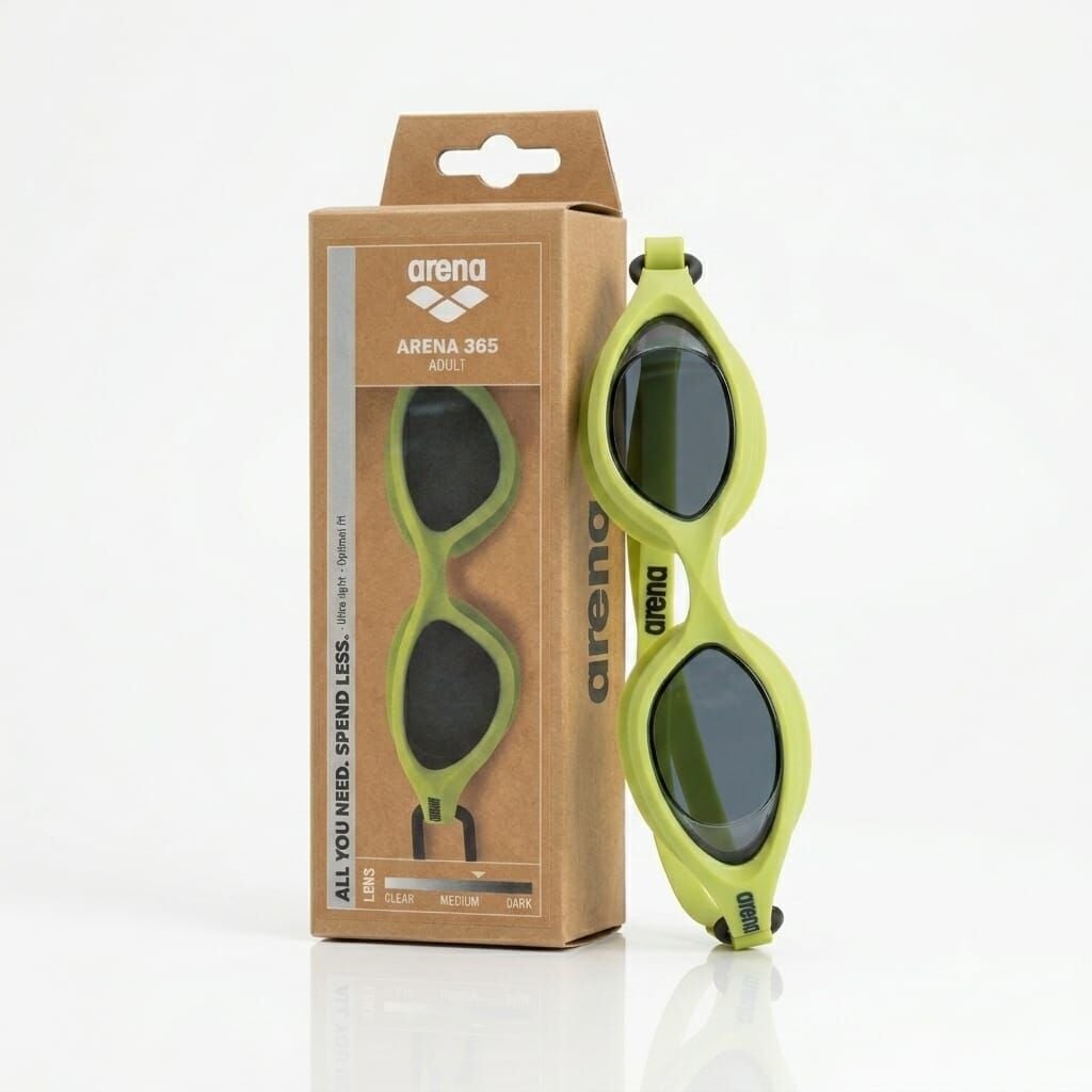 Arena 365 Goggles Unisex Yüzücü Gözlüğü Sarı