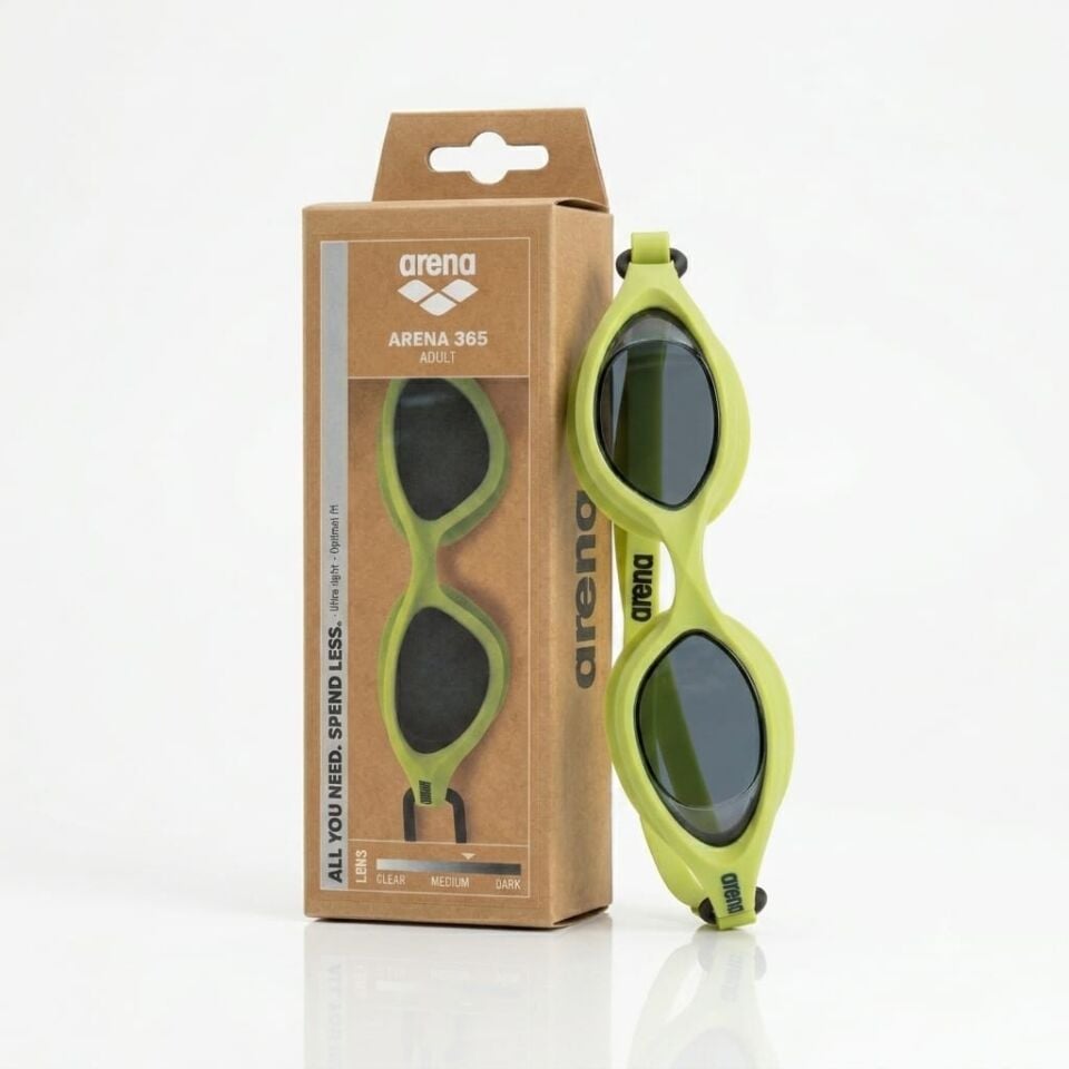 Arena 365 Goggles Unisex Yüzücü Gözlüğü Sarı