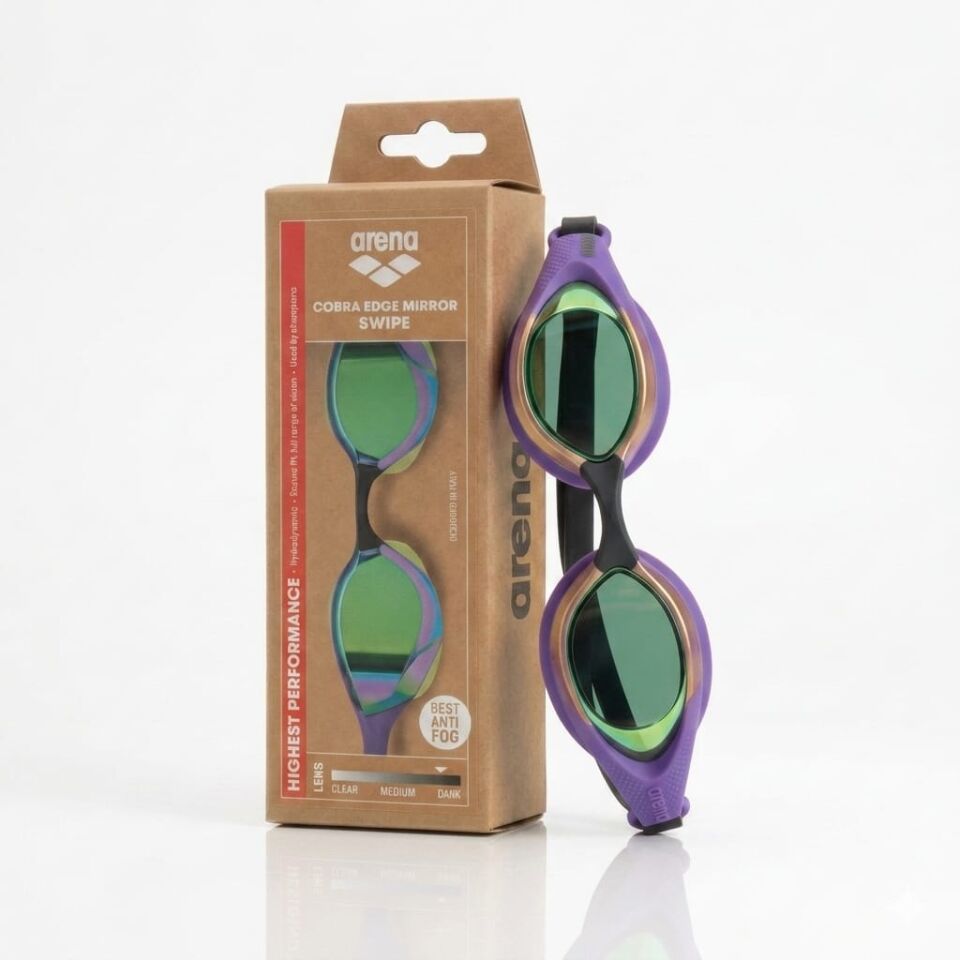 Arena Cobra Edge Swipe Unisex Yarış Gözlüğü Mor