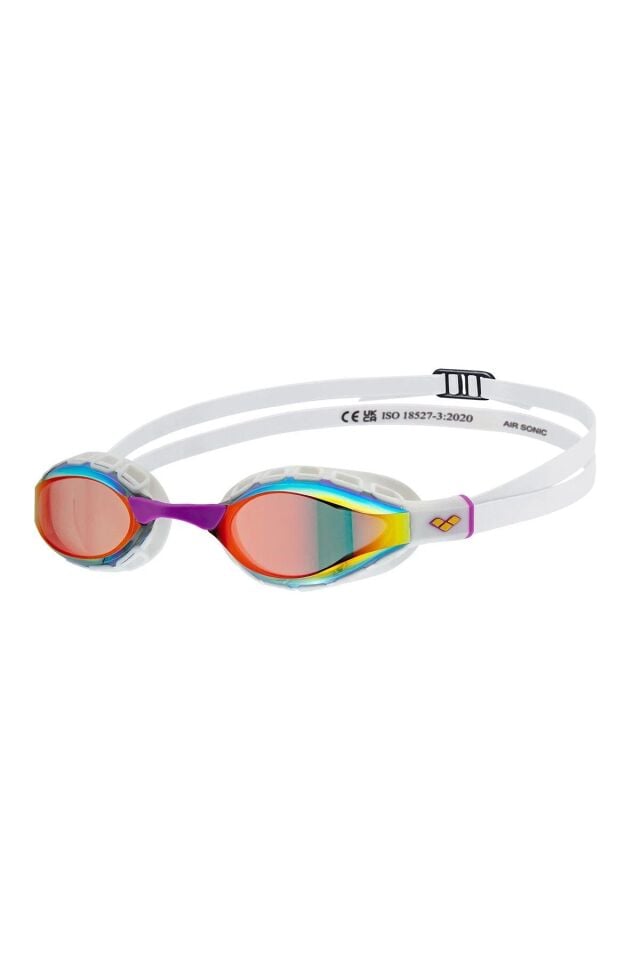 Arena Air Sonic Mirror Unisex Yüzücü Gözlüğü Gold/Beyaz