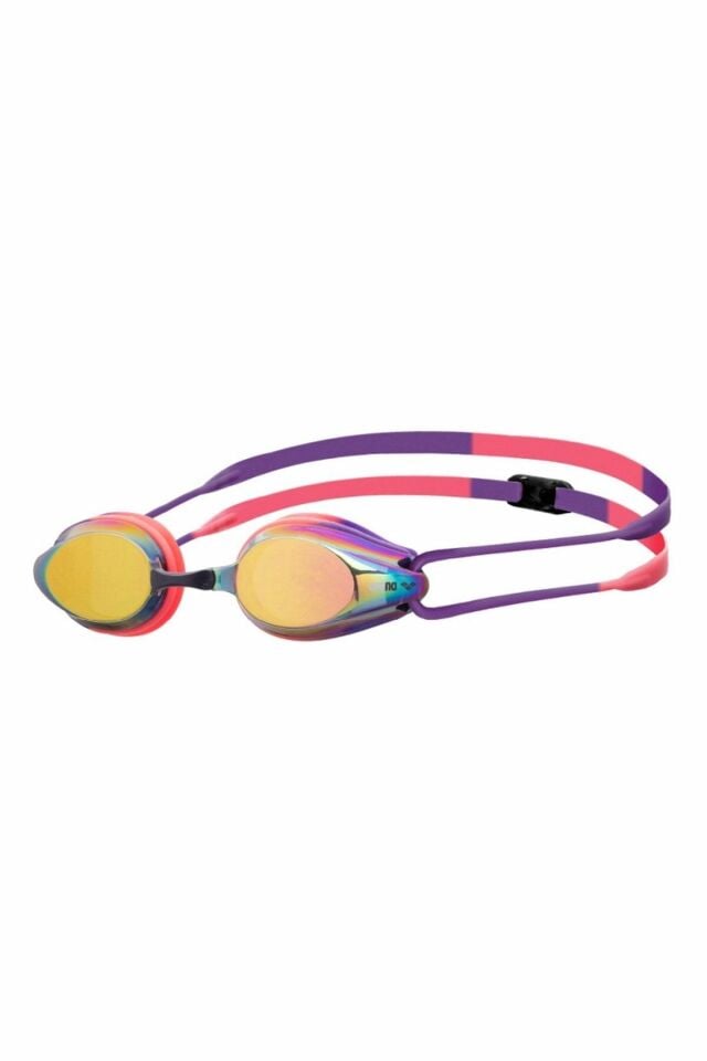 Arena Tracks Mirror Unisex Yüzücü Yarış Gözlüğü Pembe/Mor