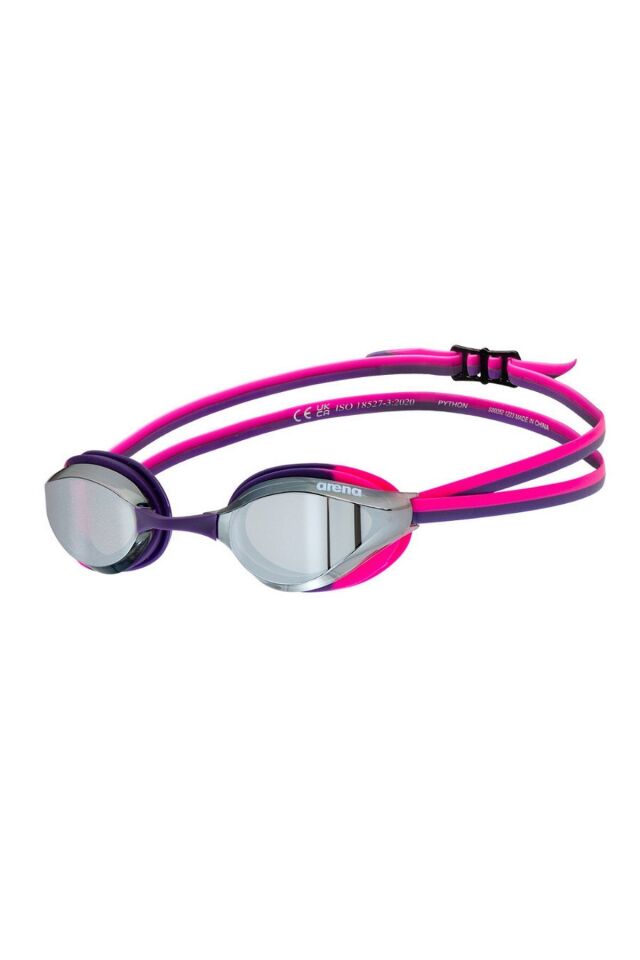 Arena Python Mirror Unisex Çocuk Yüzücü Gözlüğü Gri/Pembe
