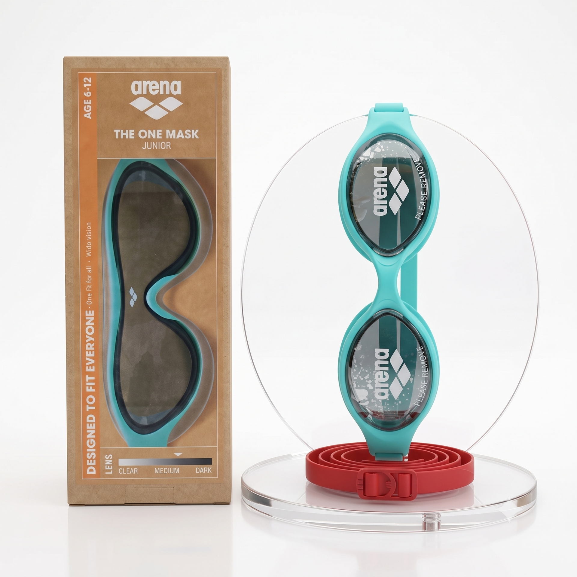 Arena The One Mask Jr Unisex Çocuk Yüzücü Gözlüğü Mavi
