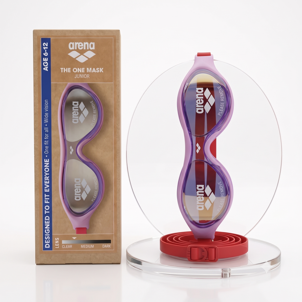 Arena The One Mask Jr Unisex Çocuk Yüzücü Gözlüğü Pembe