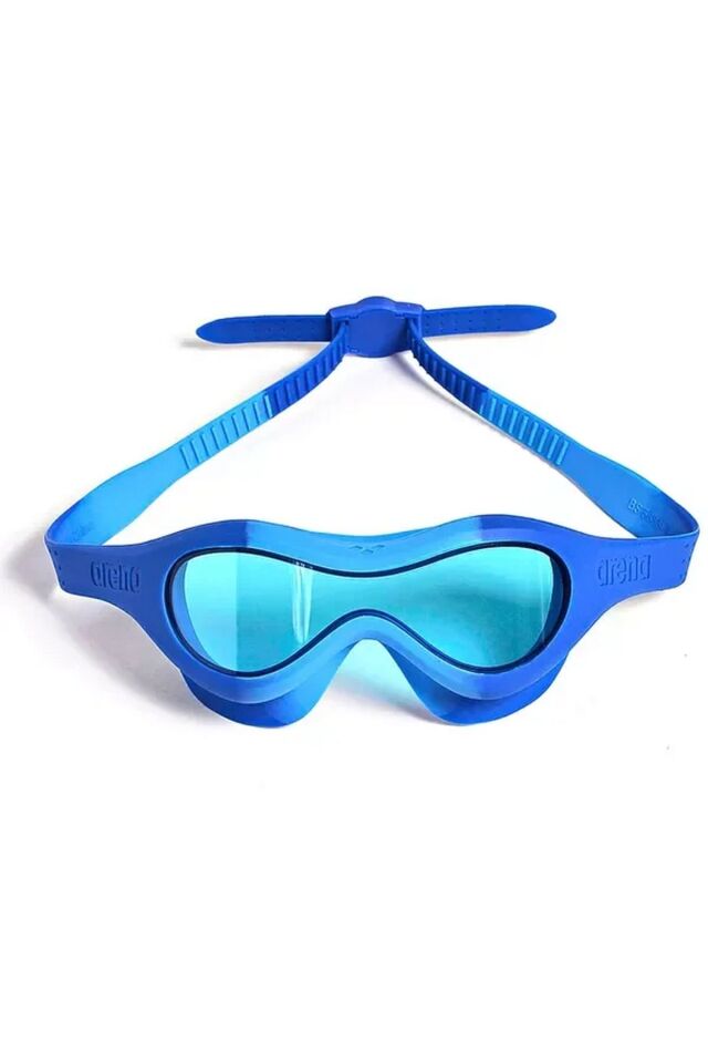 Arena Spider Mask Unisex Çocuk Yüzücü Gözlüğü Mavi