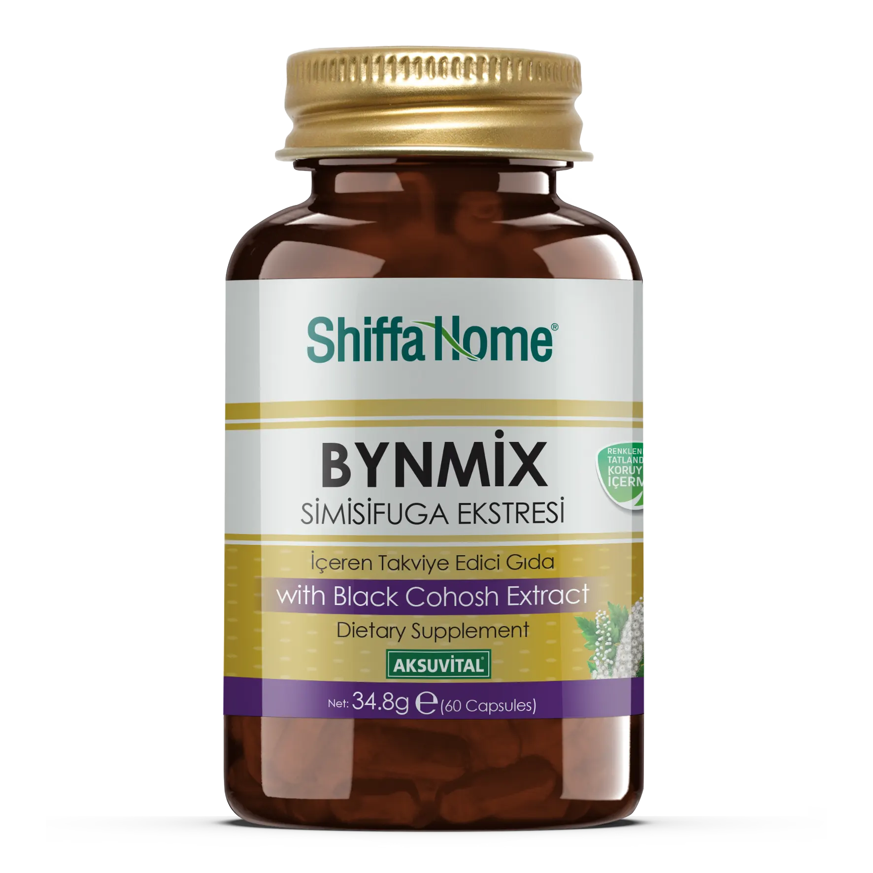AksuVital Shiffa Home Bynmix Simisifuga Ekstresi 580mg 60 Kapsül