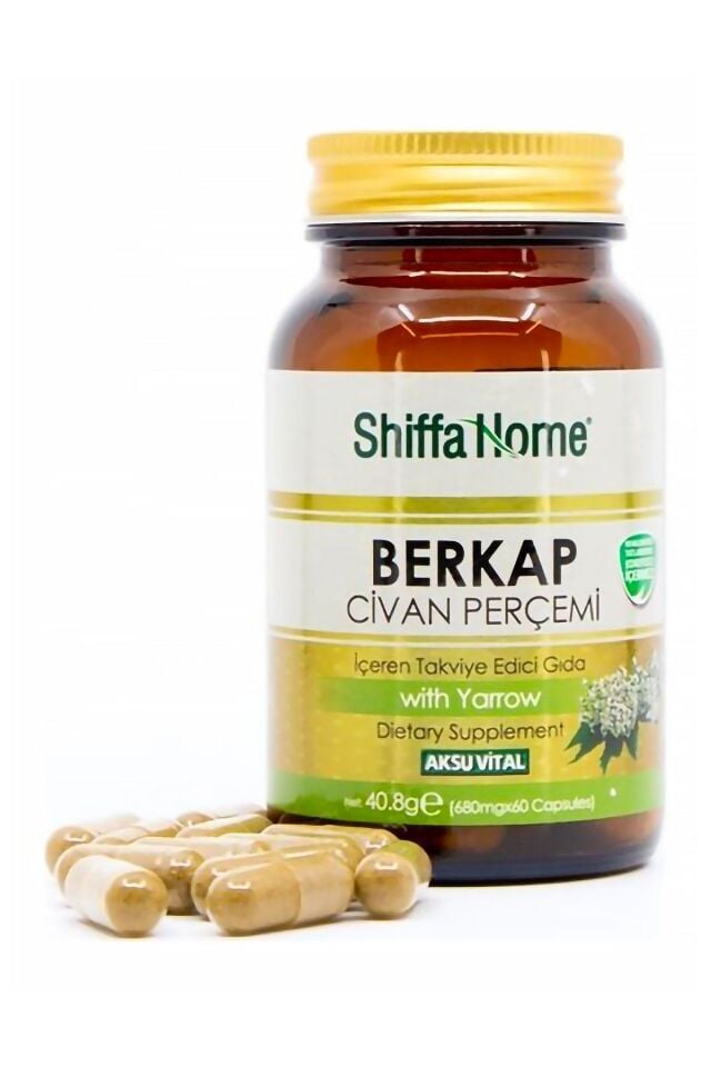 AksuVital Shiffa Home Berkap Civan Perçemi 680mg 60 Kapsül