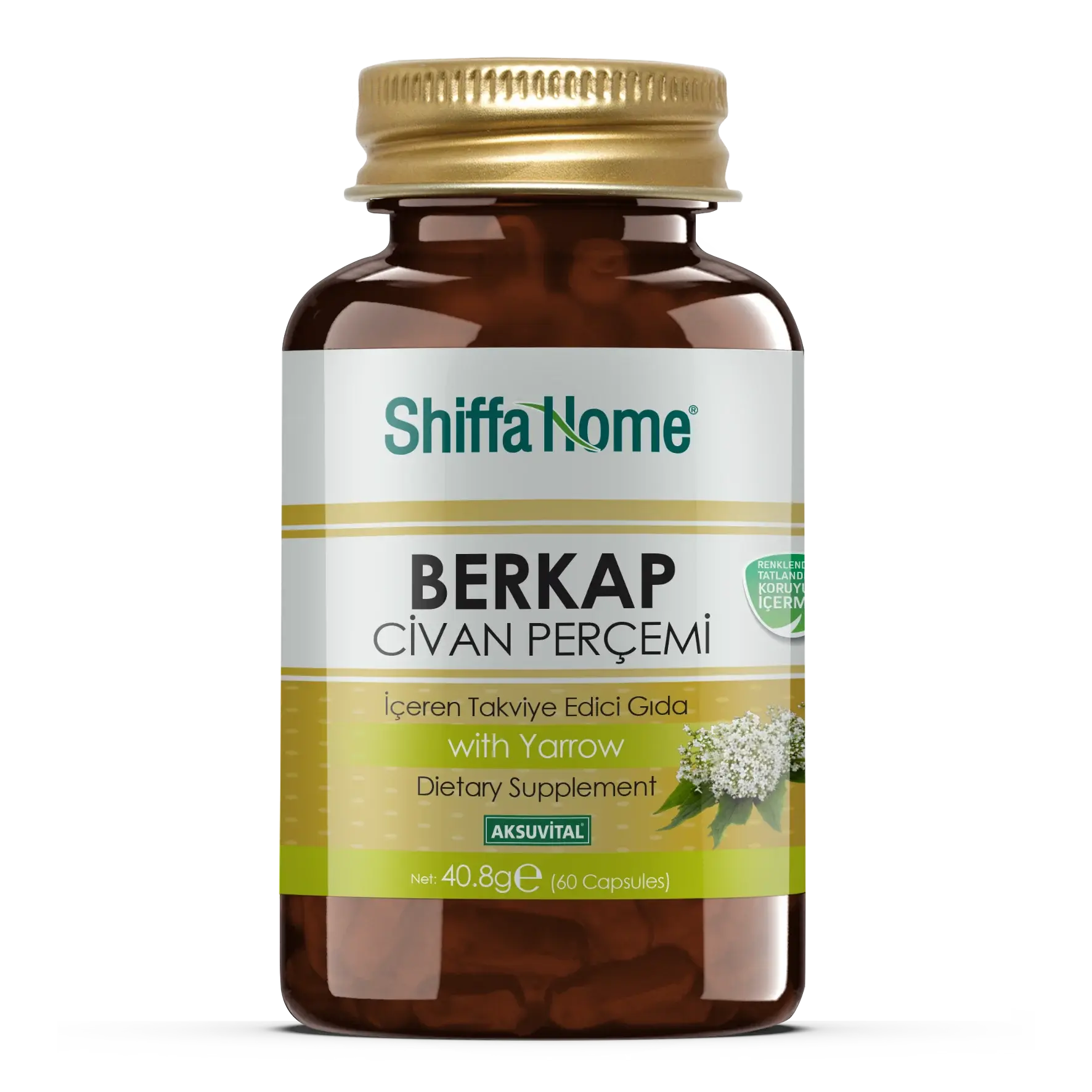 AksuVital Shiffa Home Berkap Civan Perçemi 680mg 60 Kapsül