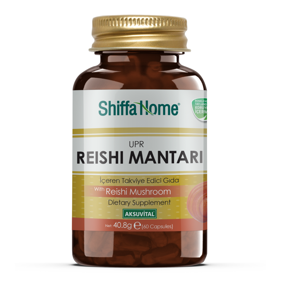AksuVital Shiffa Home UPR Reishi Mantarı 680mg 60 Kapsül