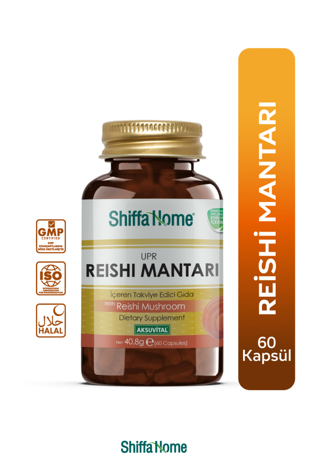 AksuVital Shiffa Home UPR Reishi Mantarı 680mg 60 Kapsül