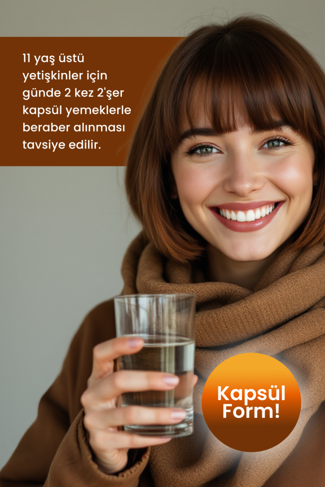 AksuVital Shiffa Home UPR Reishi Mantarı 680mg 60 Kapsül
