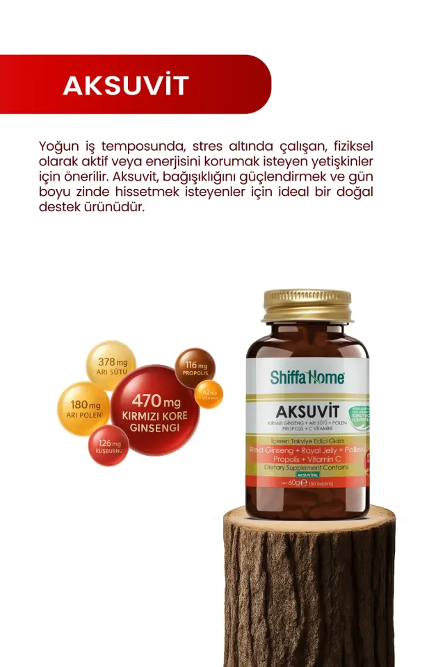 AksuVital Shiffa Home Aksuvit Tablet 750mg 80 Tablet
