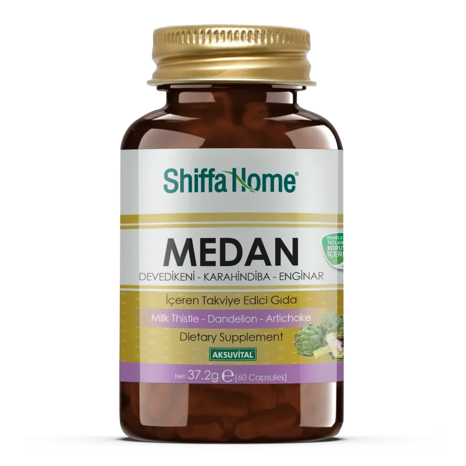 AksuVital Shiffa Home Medan Deve Dikeni Karahindiba Enginar 620mg 60 Kapsül