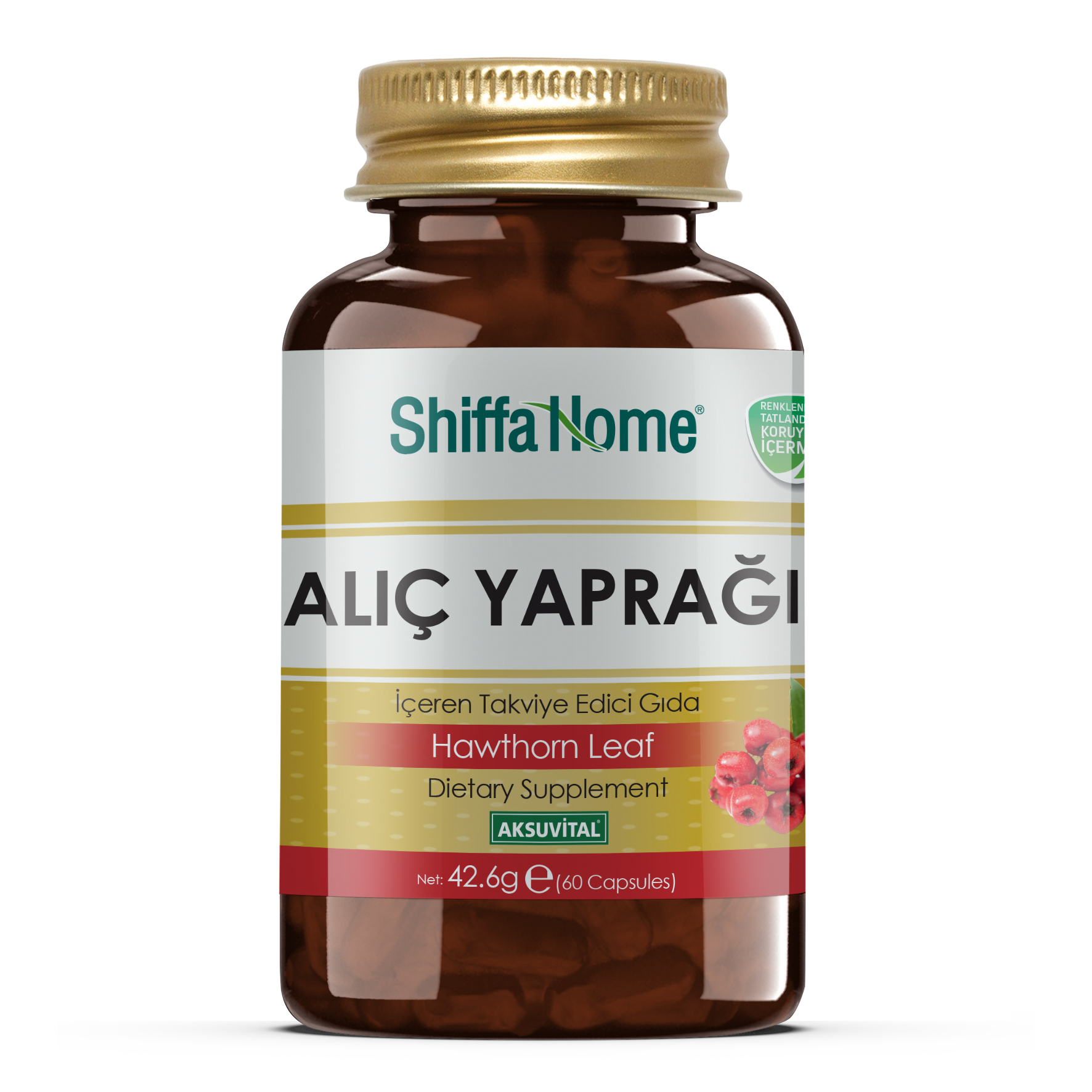AksuVital Shiffa Home Alıç Yaprağı 710mg 60 Kapsül