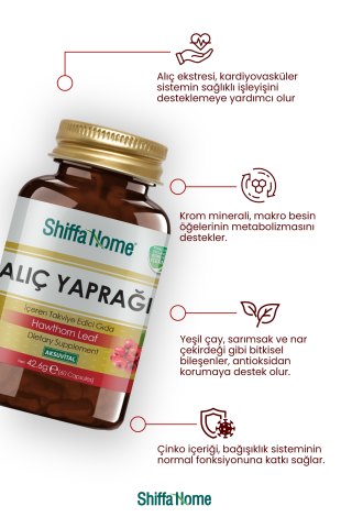 AksuVital Shiffa Home Alıç Yaprağı 710mg 60 Kapsül