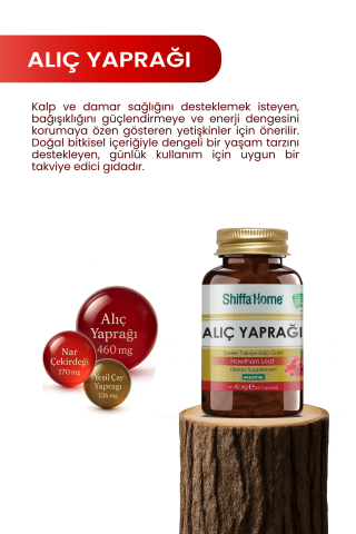AksuVital Shiffa Home Alıç Yaprağı 710mg 60 Kapsül