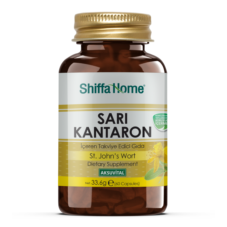 AksuVital Shiffa Home Sarı Kantaron 560mg 60 Kapsül